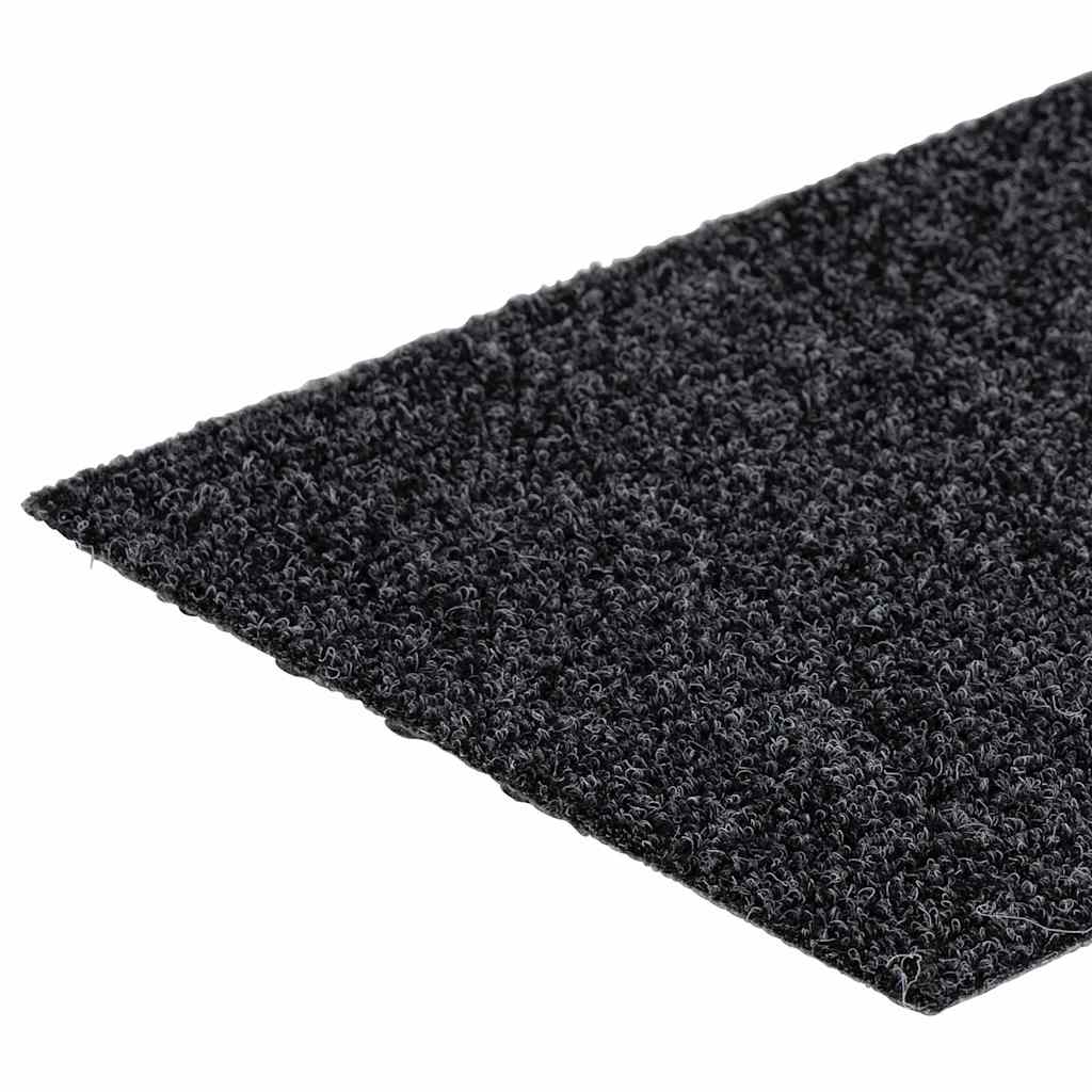 vidaXL Stair Mat | Set of 15 | Grey | 100% Polypropylene | 76 x 20 cm 6