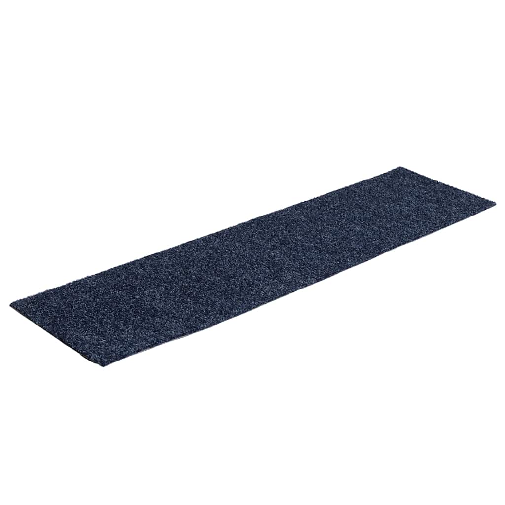 vidaXL Stair Mat |  Set of 15 | Grey blue 3