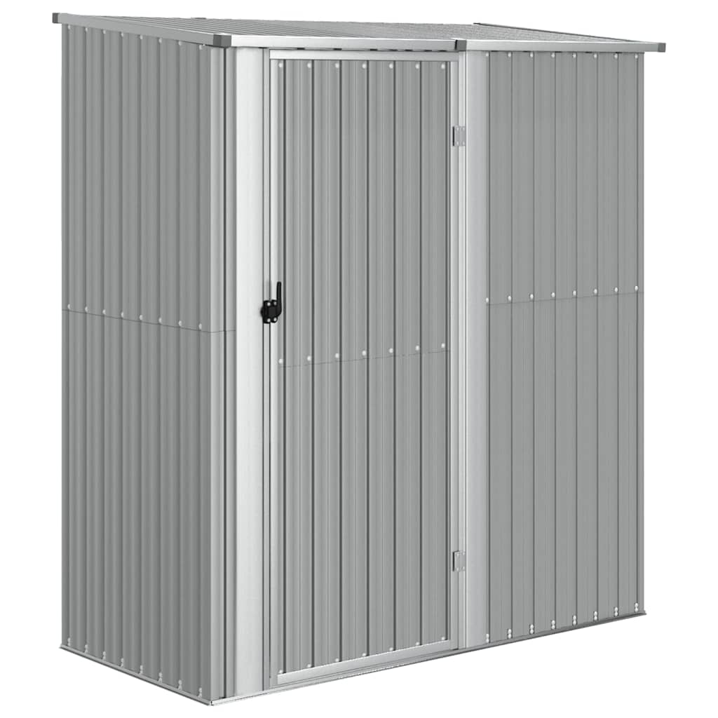 Garden Shed 180.5x97x209.5 cm Galvanised Steel Grey