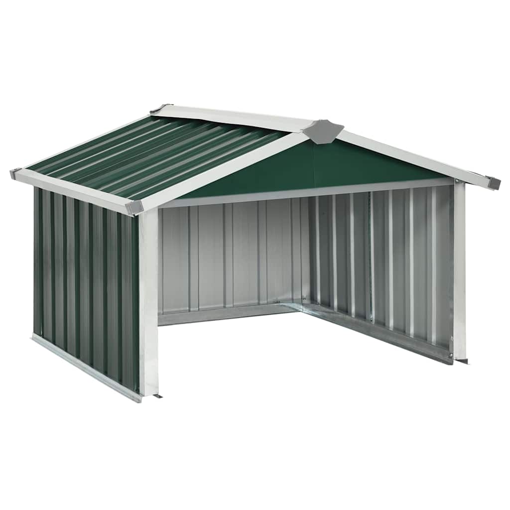 vidaXL Garden Shed | Green | Galvanised steel | Durable | Garden Shed 2