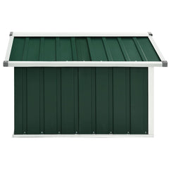 vidaXL Garden Shed | Green | Galvanised steel | Durable | Garden Shed 4