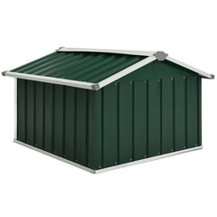 vidaXL Garden Shed | Green | Galvanised steel | Durable | Garden Shed 5
