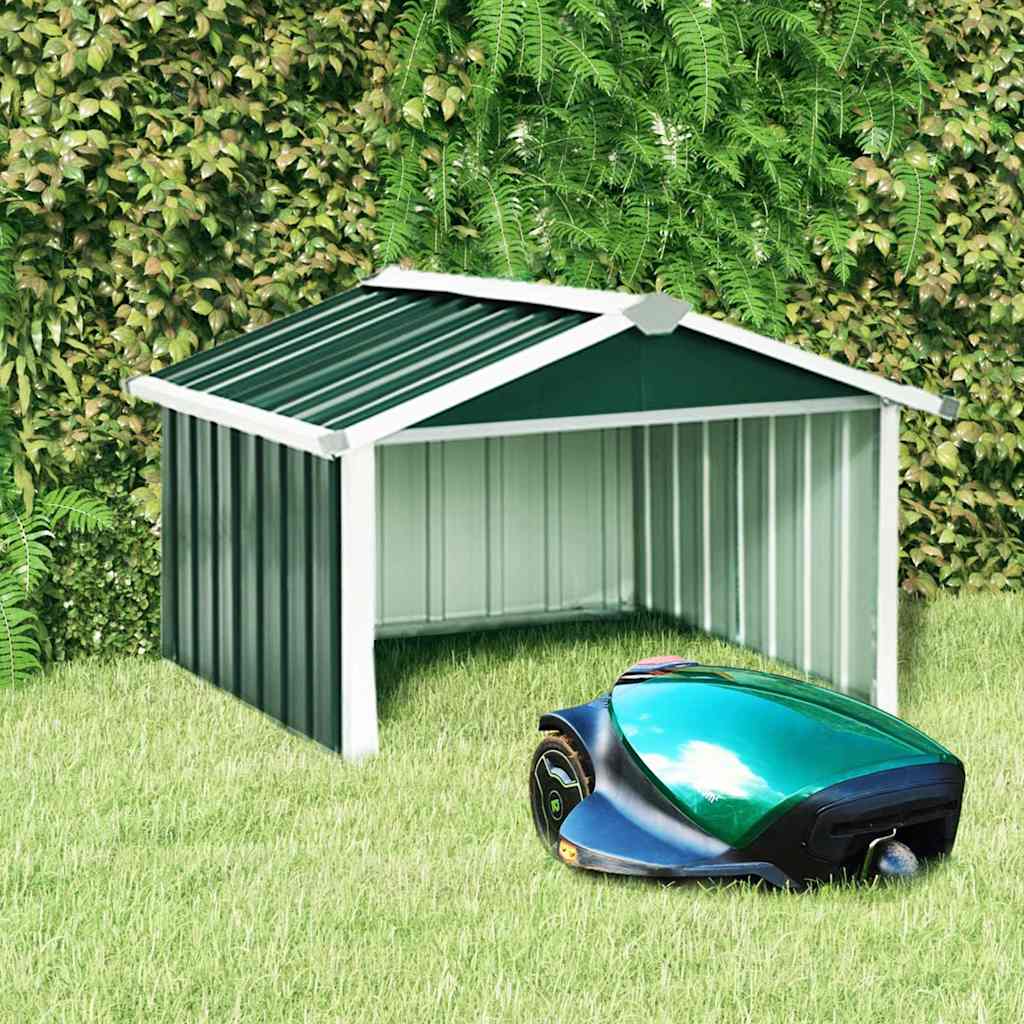 vidaXL Garden Shed | Green | Galvanised steel | Durable | Garden Shed 1
