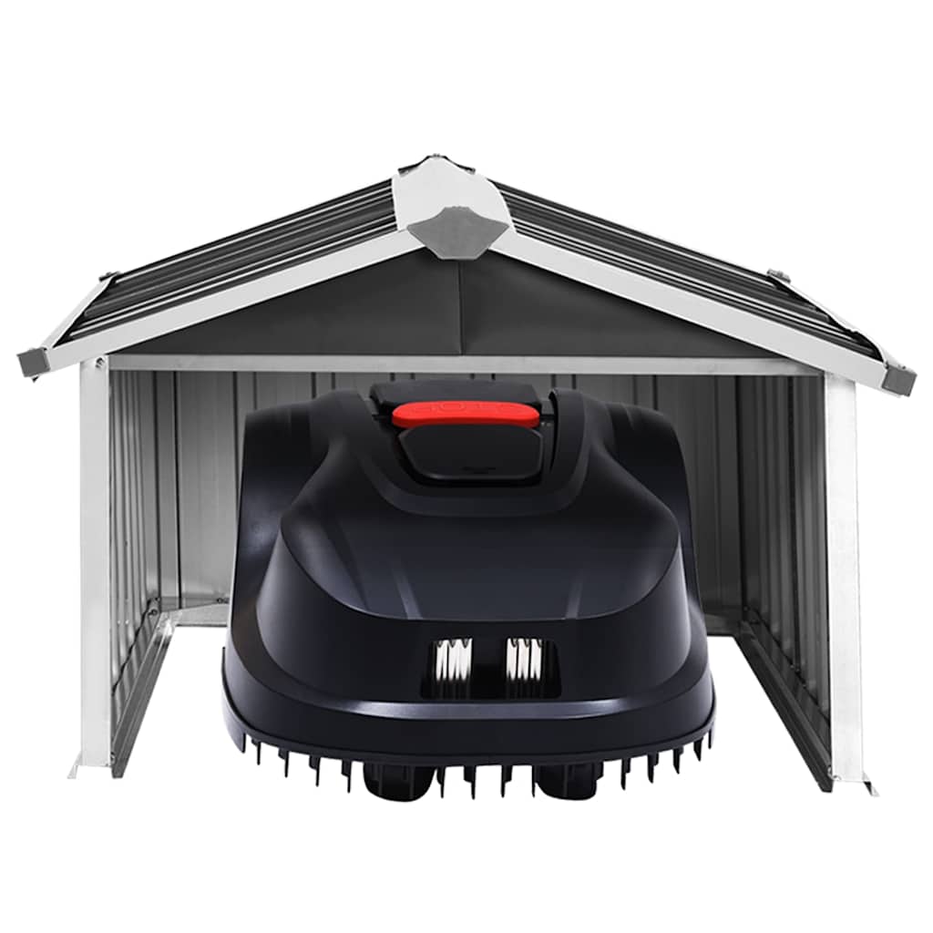 vidaXL Garden Shed | Anthracite | Galvanised steel | Medium |  Durable 6
