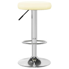 vidaXL Bar Stools 2 pcs Cream Faux Leather 4