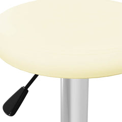 vidaXL Bar Stools 2 pcs Cream Faux Leather 6