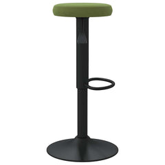 Bar Stools 2 pcs Velvet light green