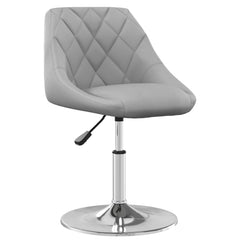 vidaXL Swivel Dining Chairs 2 pcs Light Grey Velvet 3