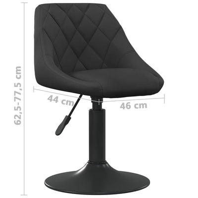 Bar Stool Black Velvet