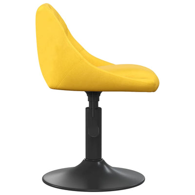 Bar Stool Mustard Yellow Velvet