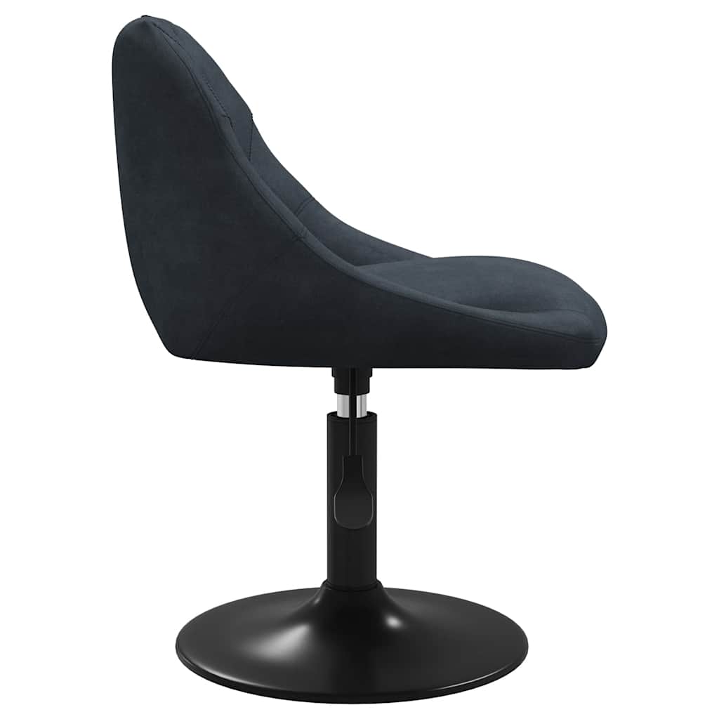 vidaXL Swivel Dining Chairs 2 pcs Dark Grey Velvet 5