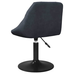 vidaXL Swivel Dining Chairs 2 pcs Dark Grey Velvet 6