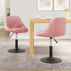 Swivel Dining Chairs 2 pcs Velvet