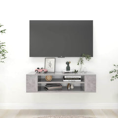 vidaXL TV Cabinet | Concrete Grey | Engineered Wood | Medium | TV Cabinet 1