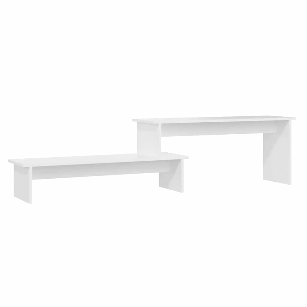 vidaXL Tv Cabinet | White | Engineered wood | Adjustable Length 2