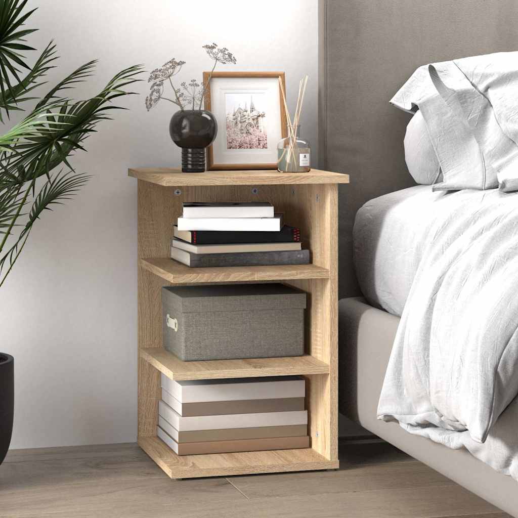 vidaXL Side Cabinet | Sonoma oak | Engineered wood | Compact 3