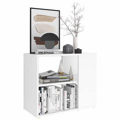 vidaXL Side Cabinet | White | Engineered wood | 60 cm x 30 cm x 50 cm 3