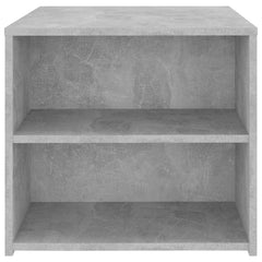 806386 vidaXL Side Table Concrete Grey 50x50x45 cm Engineered Wood 4