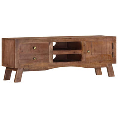 328303 vidaXL TV Cabinet 110x30x40 cm Rough Mango Wood 1
