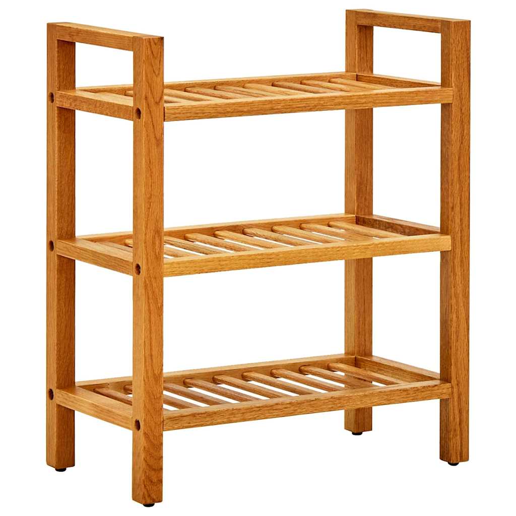 vidaXL Shoe Rack | Solid Oak | Solid Oak Wood | Medium | Shoe Rack | Rectangular 1