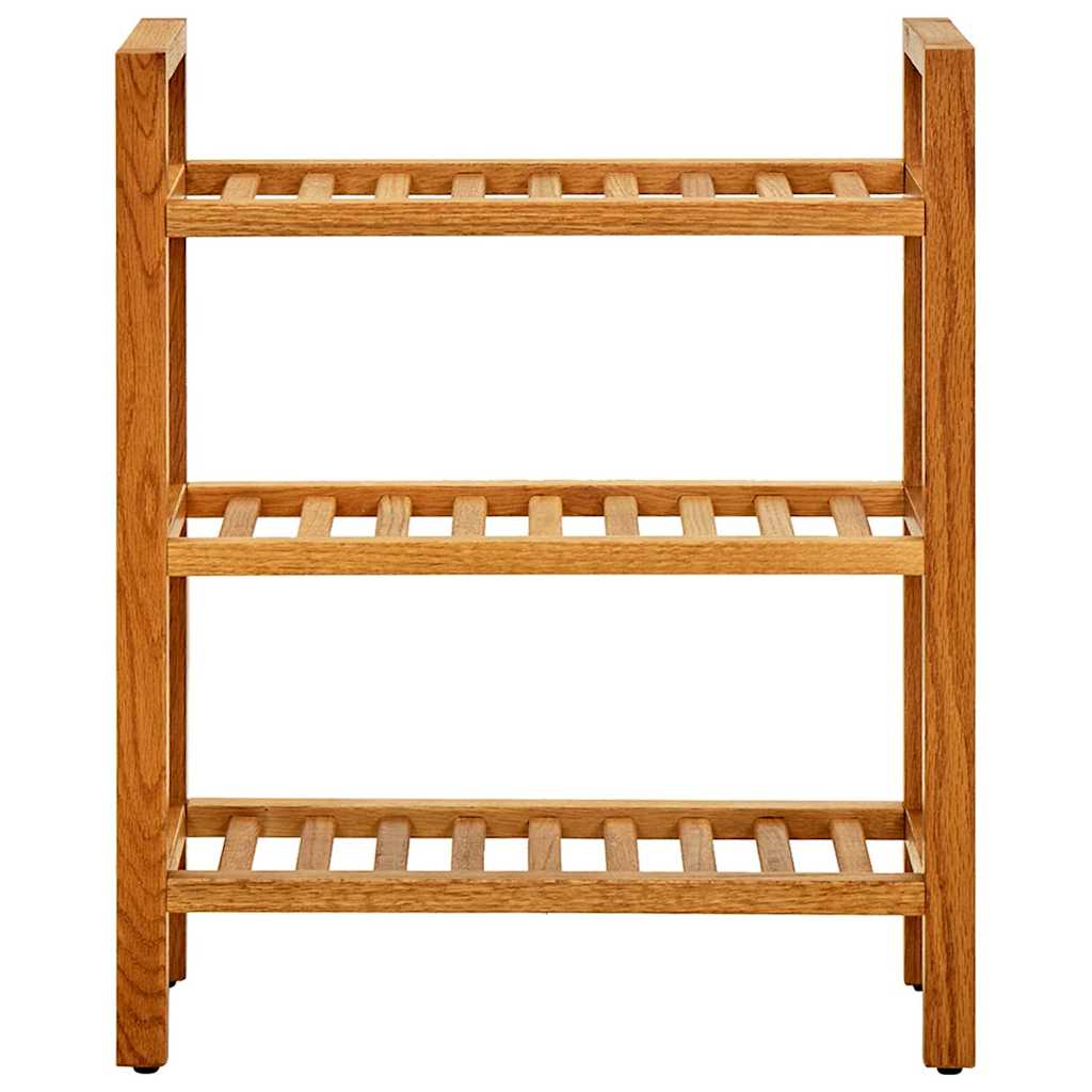 vidaXL Shoe Rack | Solid Oak | Solid Oak Wood | Medium | Shoe Rack | Rectangular 2
