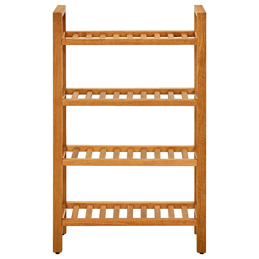 vidaXL Shoe Rack | Natural Oak | Solid Oak Wood | Compact | Shoe Rack 2