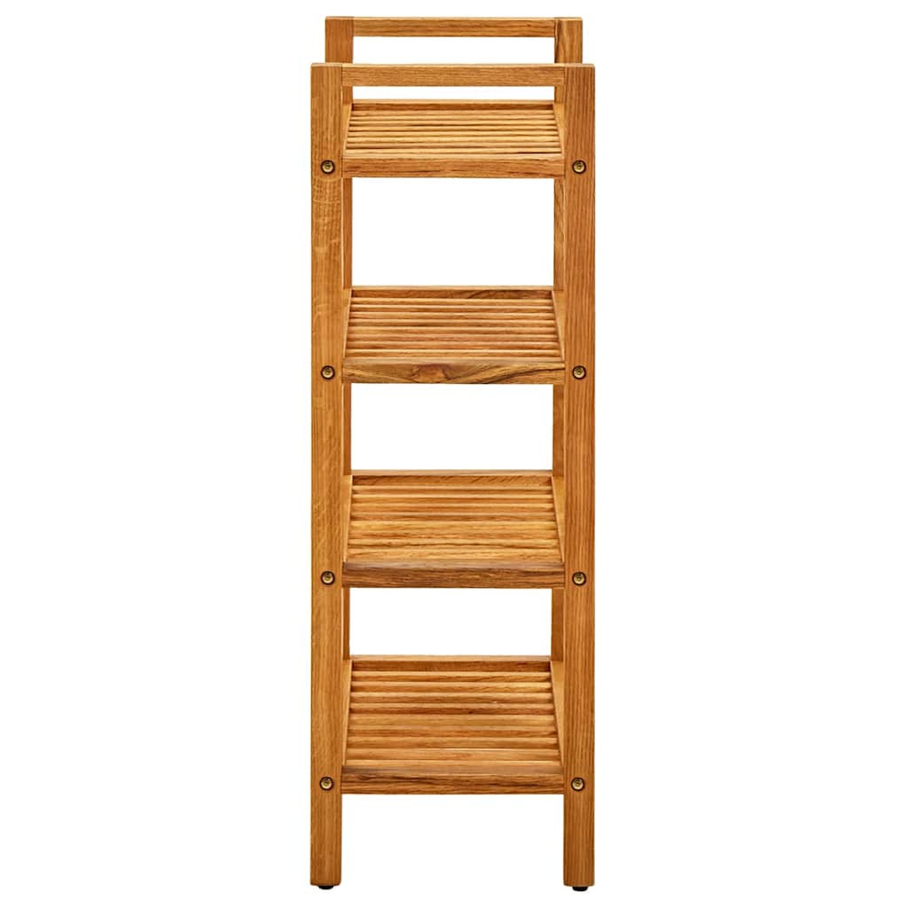 vidaXL Shoe Rack | Natural Oak | Solid Oak Wood | Compact | Shoe Rack 3