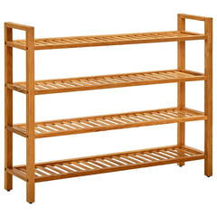 vidaXL Shoe Rack | Solid Oak | Solid Oak Wood | Medium | Shoe Rack | Rectangular 1