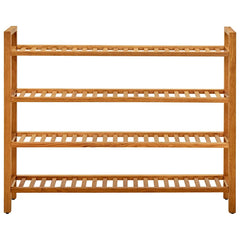 vidaXL Shoe Rack | Solid Oak | Solid Oak Wood | Medium | Shoe Rack | Rectangular 2