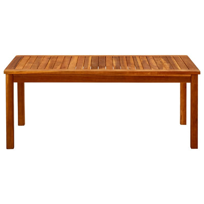 Garden Coffee Table 110x60x45 cm Solid Acacia Wood