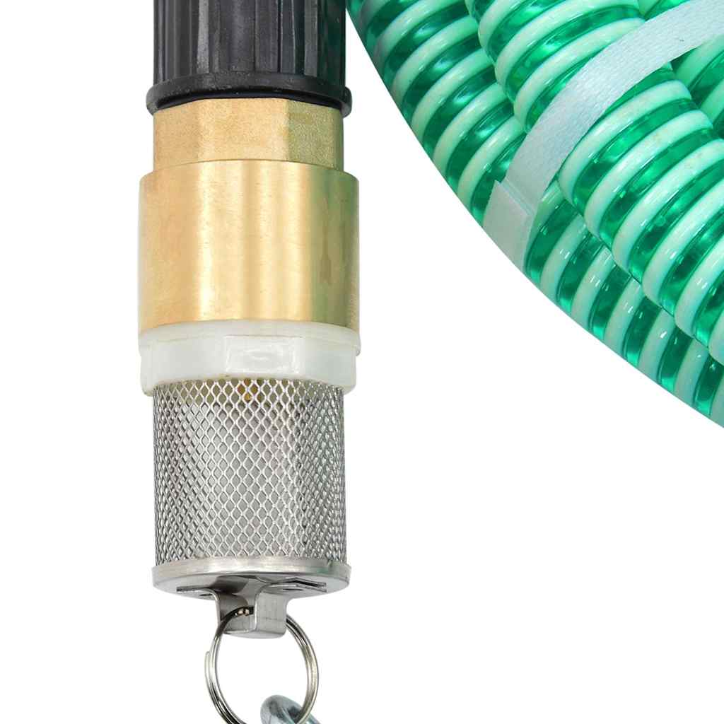 vidaXL Suction Hose | Green | PVC, brass | Standard | Durable | Suction Hose 2