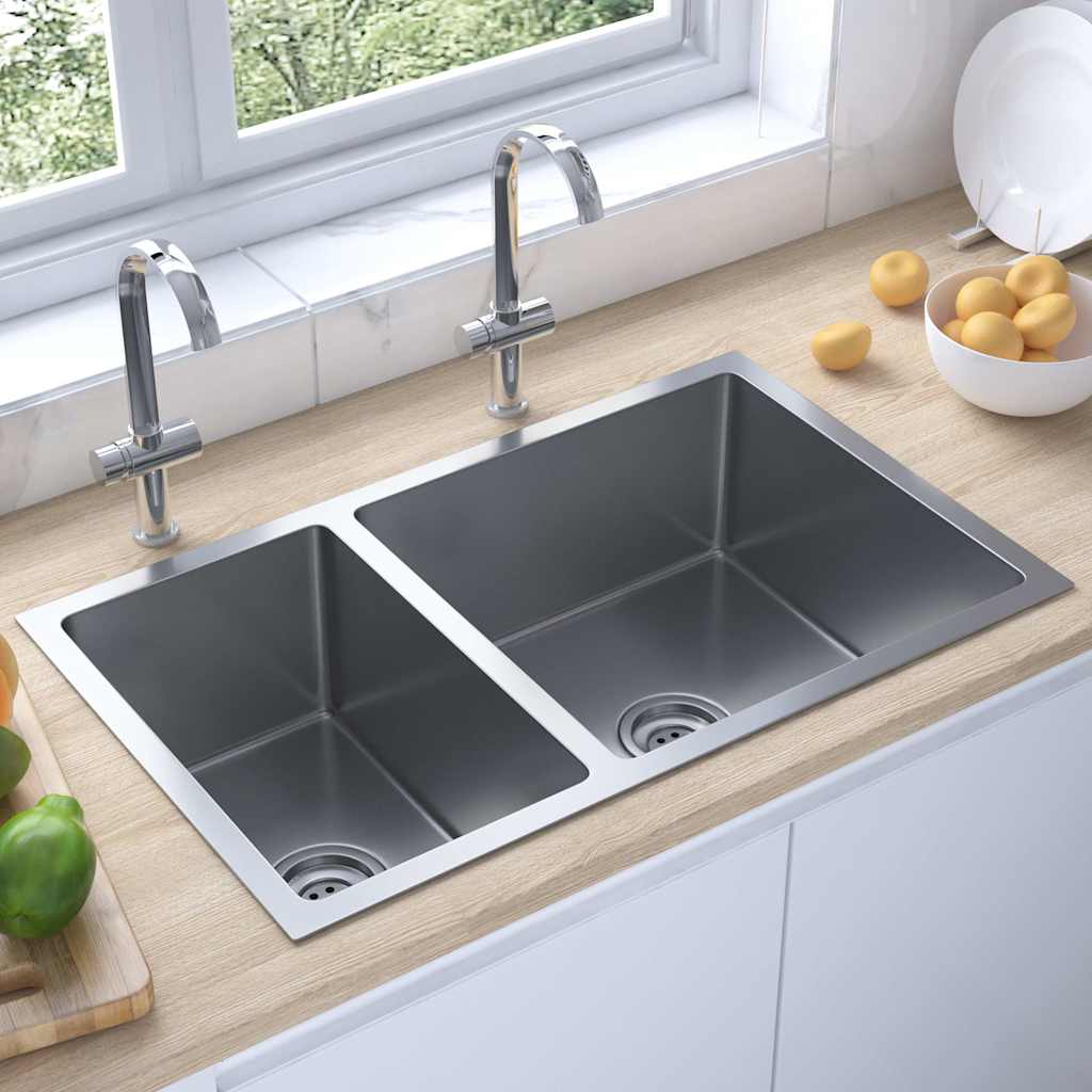 Kitchen Sink Stainless Steel Silver