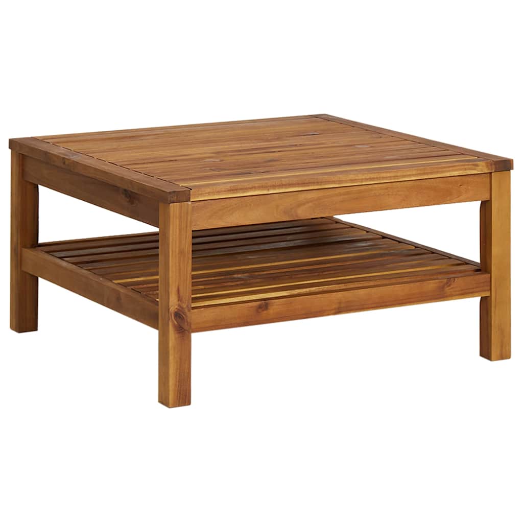316292 vidaXL Coffee Table 65x65x35 cm Solid Acacia Wood 2