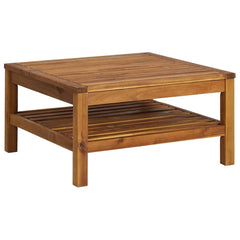 316292 vidaXL Coffee Table 65x65x35 cm Solid Acacia Wood 2