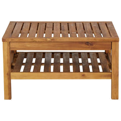 316292 vidaXL Coffee Table 65x65x35 cm Solid Acacia Wood 4