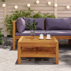 316292 vidaXL Coffee Table 65x65x35 cm Solid Acacia Wood 1