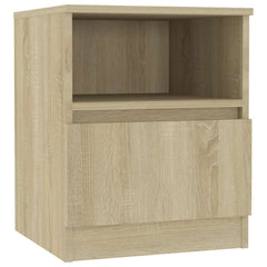 806164 vidaXL Bed Cabinets 2 pcs Sonoma Oak 40x40x50 cm Engineered Wood 3