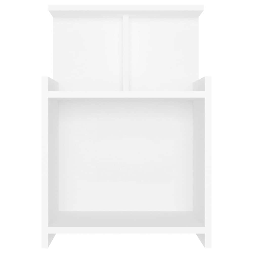 vidaXL Bed Cabinet | Set of 2 | White | Engineered wood | 40x35x60 cm 4
