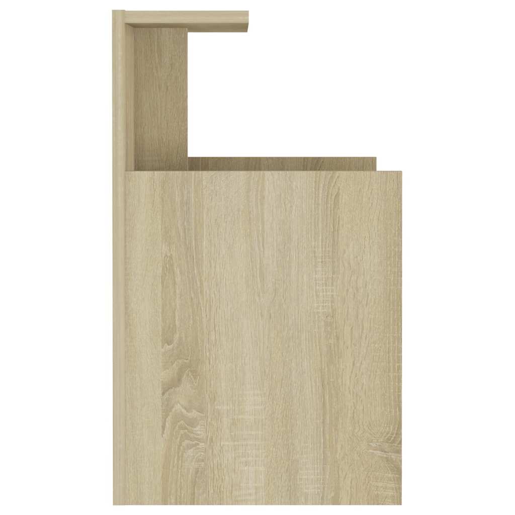 vidaXL Bed Cabinet | Set of 2 | Sonoma oak | Engineered wood | Compact 5