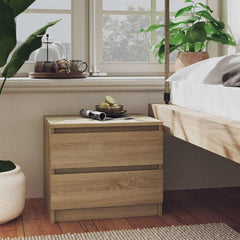 vidaXL Bed Cabinets 50x39x43.5 cm Engineered Wood