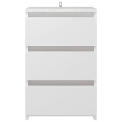 806211 vidaXL Bed Cabinet White 40x35x62,5 cm Engineered Wood 3