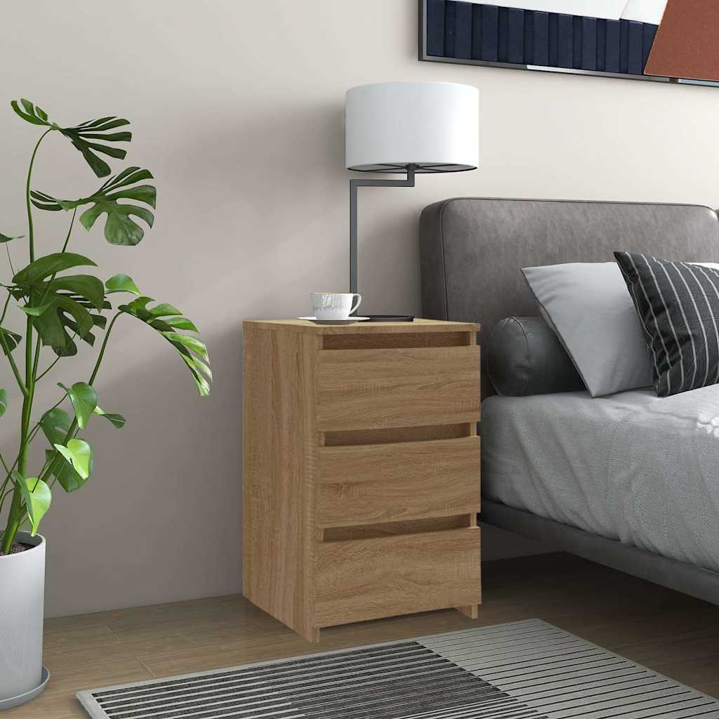 vidaXL Bed Cabinets 40x35x62.5 cm Engineered Wood