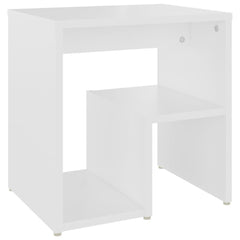 806329 vidaXL Bed Cabinets 2 pcs White 40x30x40 cm Engineered Wood 4