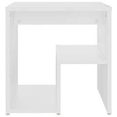 806329 vidaXL Bed Cabinets 2 pcs White 40x30x40 cm Engineered Wood 5