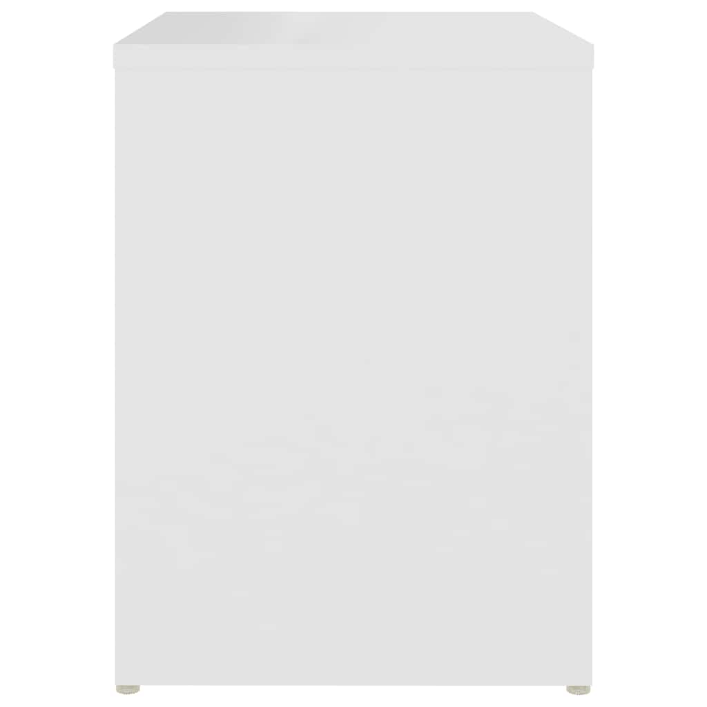806329 vidaXL Bed Cabinets 2 pcs White 40x30x40 cm Engineered Wood 6
