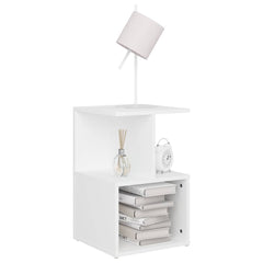806347 vidaXL Bedside Cabinets 2 pcs White 35x35x55 cm Engineered Wood 5
