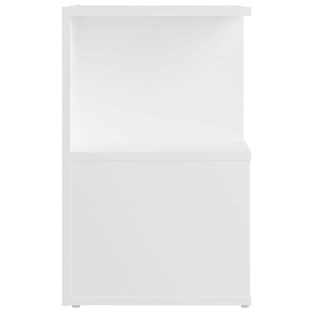 806347 vidaXL Bedside Cabinets 2 pcs White 35x35x55 cm Engineered Wood 4