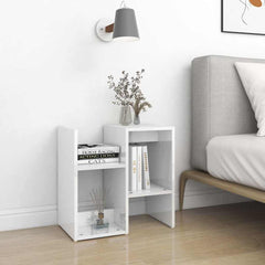 806377 vidaXL Bedside Cabinets 2 pcs High Gloss White 50x30x51,5 cm Engineered Wood 3