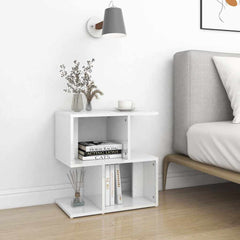 806377 vidaXL Bedside Cabinets 2 pcs High Gloss White 50x30x51,5 cm Engineered Wood 1