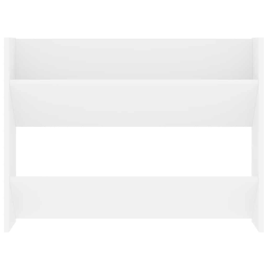 vidaXL Wall Shoe Cabinet 2 pcs White 80x18x60 cm Engineered Wood 6
